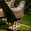 Saddle Structure Photo: Tongkonan, traditional peaked roof boat houses, of the Tana Toraja people (archived photos, on the weekends).