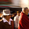 Barkhor Bunch Photo: Tibetan pilgrims walk around the Barkhor in the historic Tibetan district of Lhasa (ARCHIVED PHOTO - on the weekends).