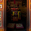 Decorated Doors Photo: A Chinese altar is enclosed by a pair of beautifully decorated folding doors in Dali, China (ARCHIVED PHOTO on the weekends - originally photographed 2007/06/18).